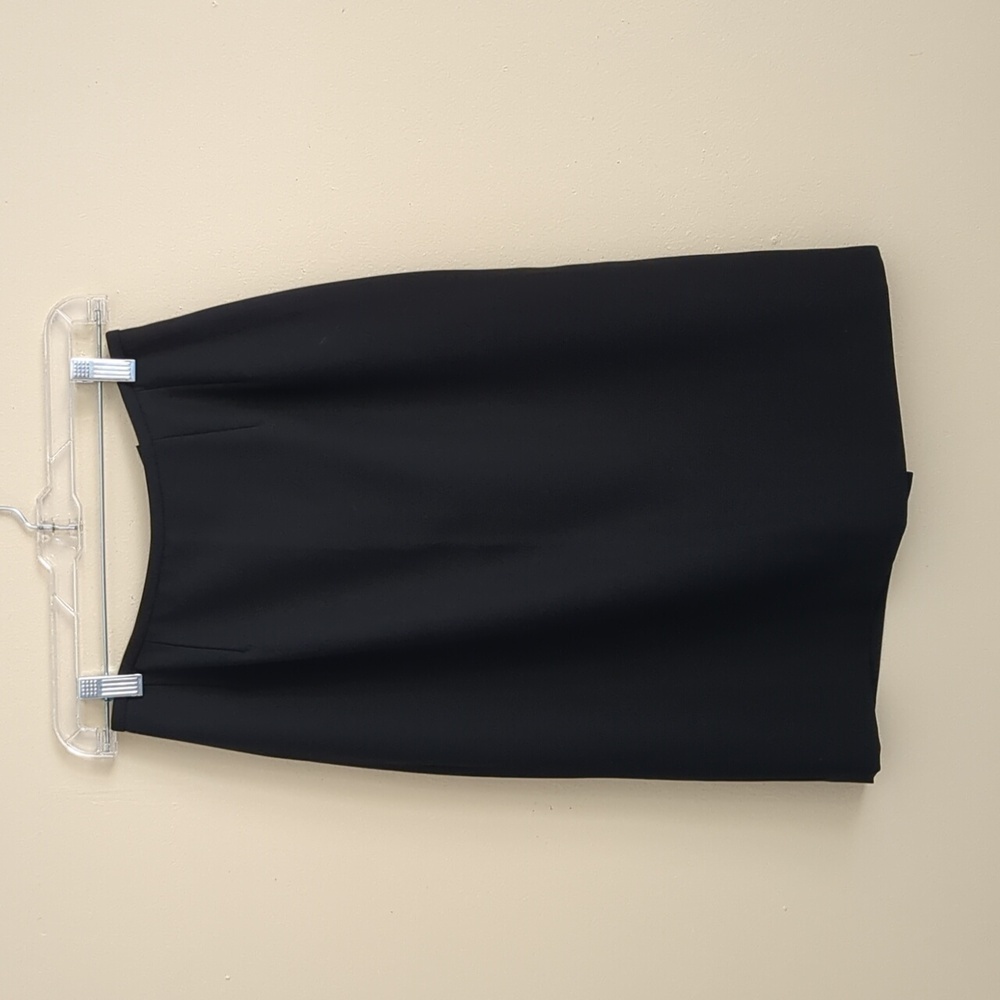 4P 4 Petite Kasper Basic Black Pencil Skirt Minimalist Capsule Wardrobe